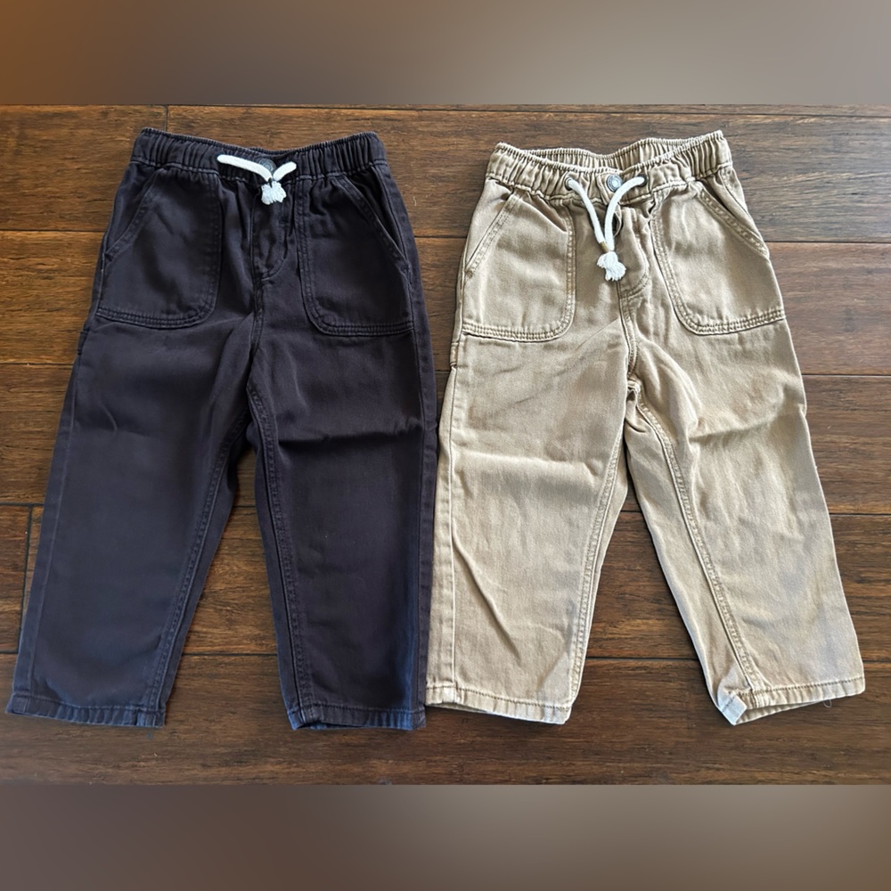 Little co by Lauren Conrad Boys Pants Set - Black and Tan
